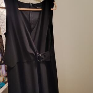 Express Black Midi Dress